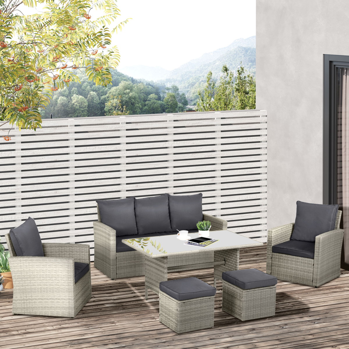 Outdoor Rattan Sofa Furniture Sets