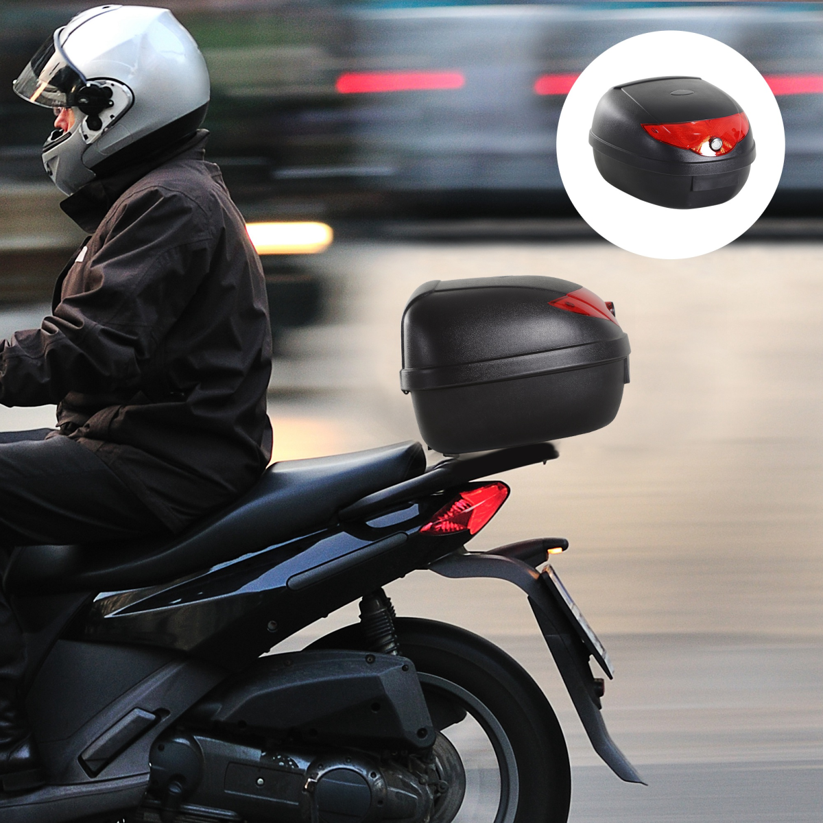 Motorcycle Trunk Tail Box Luggage Case