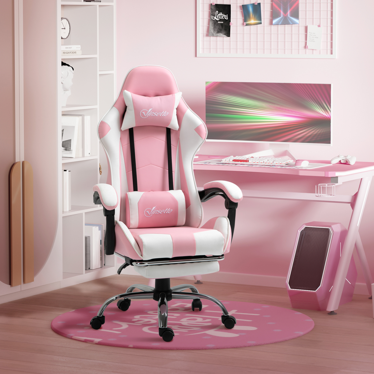 Pink Racing Gaming Chair