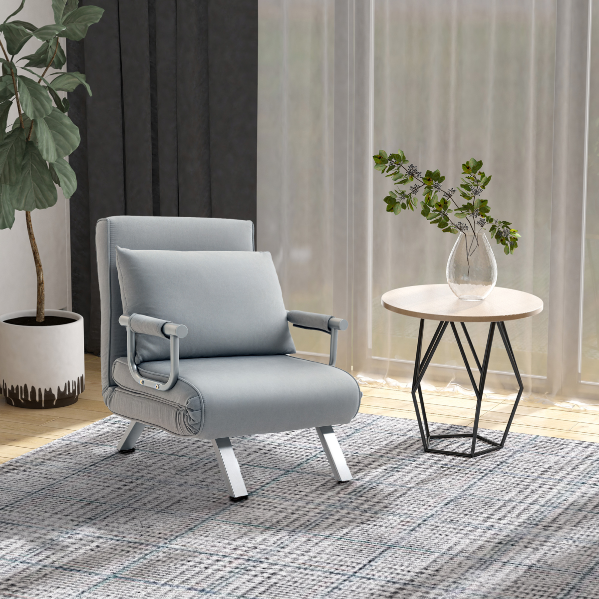 2-in-1 Foldable Chair Bed