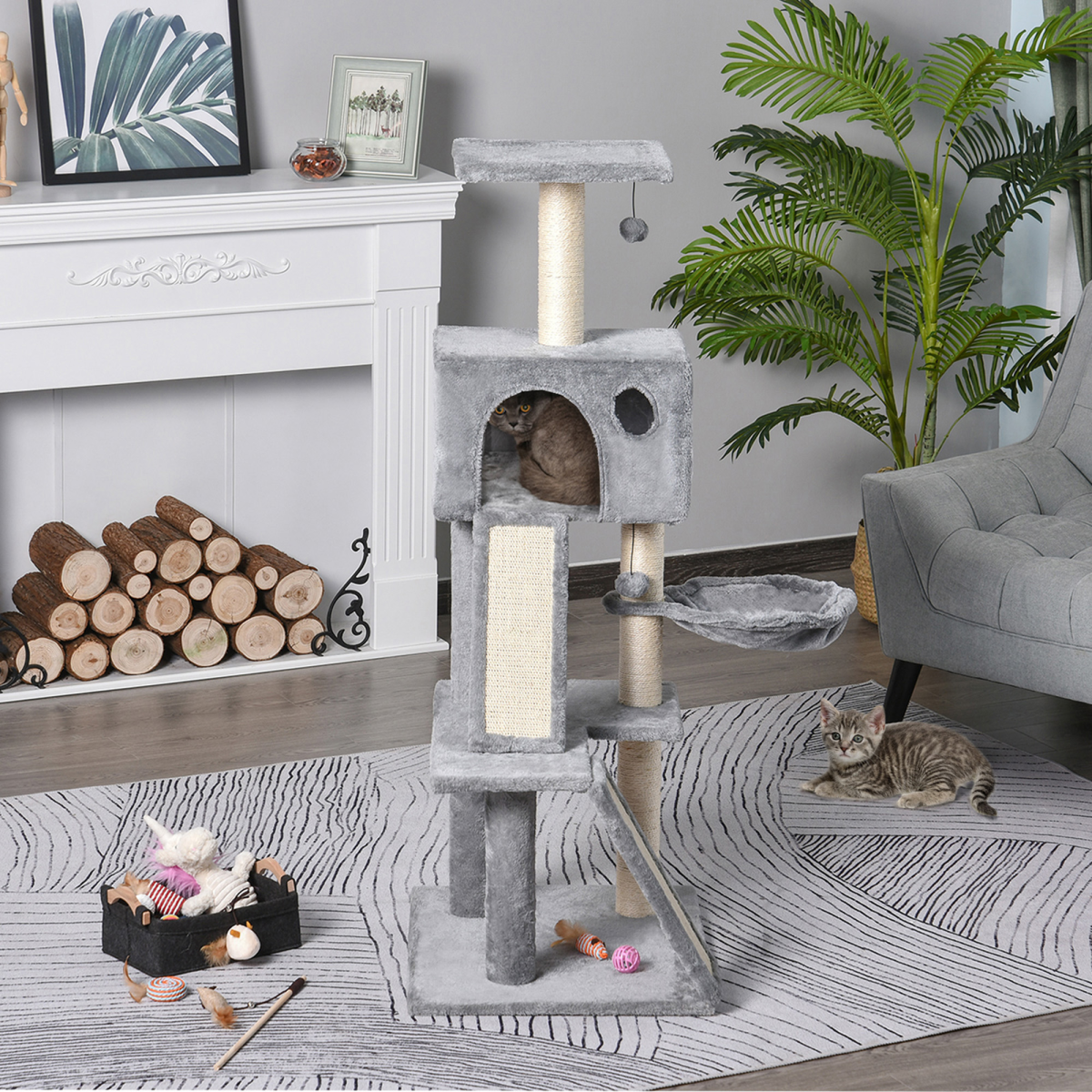 Multi-Tier Luxury Cat Tree Villa