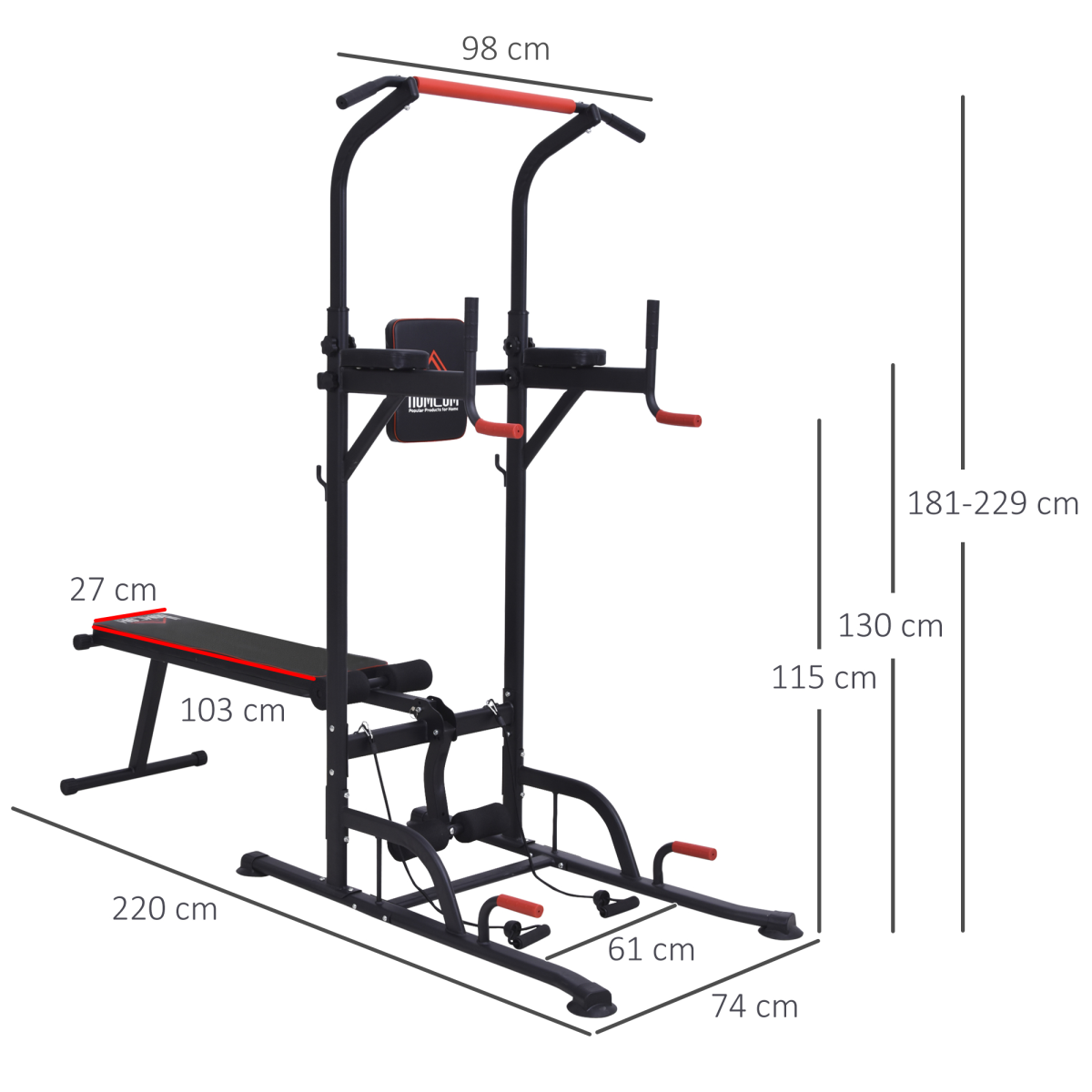 Multifunction Home Workout Station