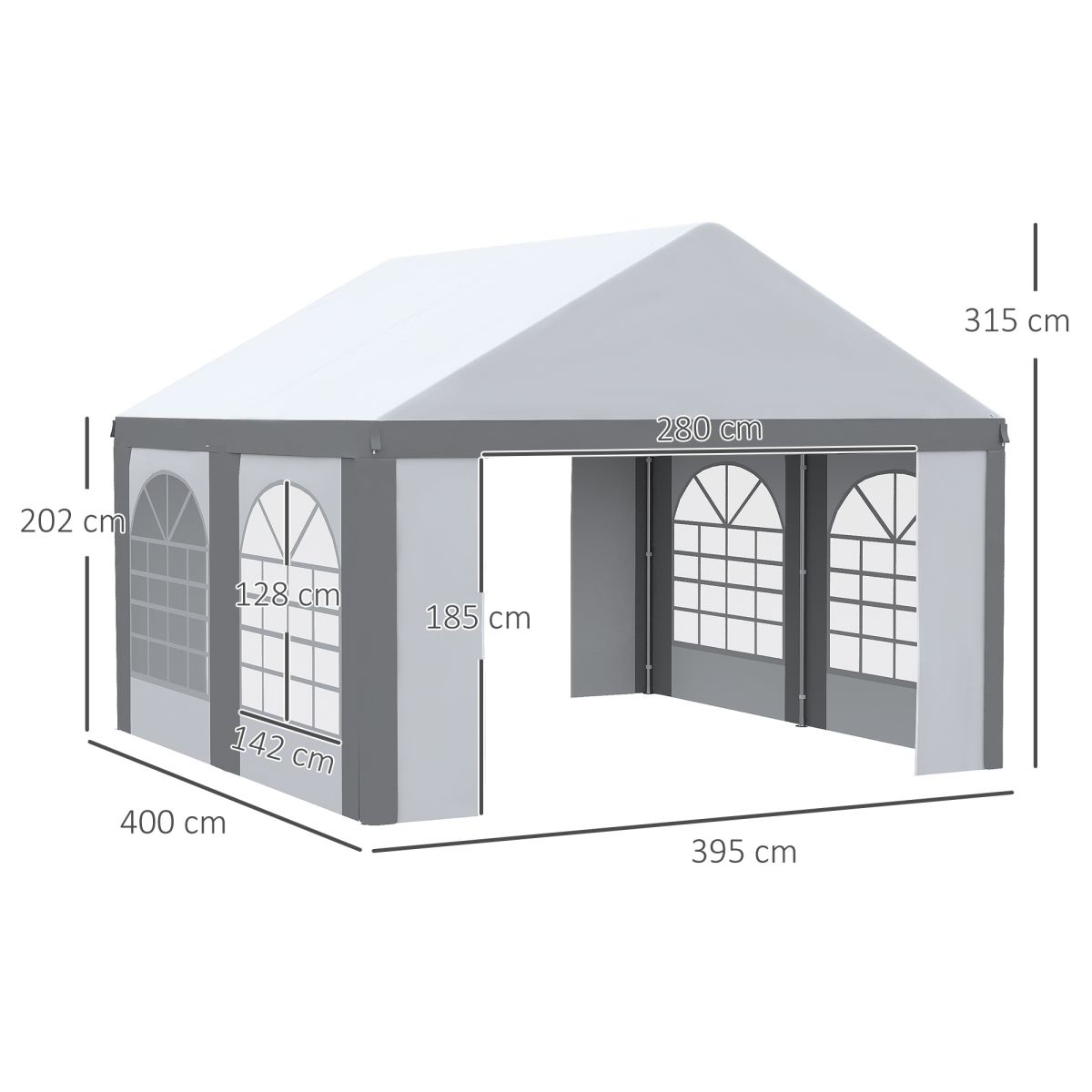 4 x 4m Party Tent Marquee