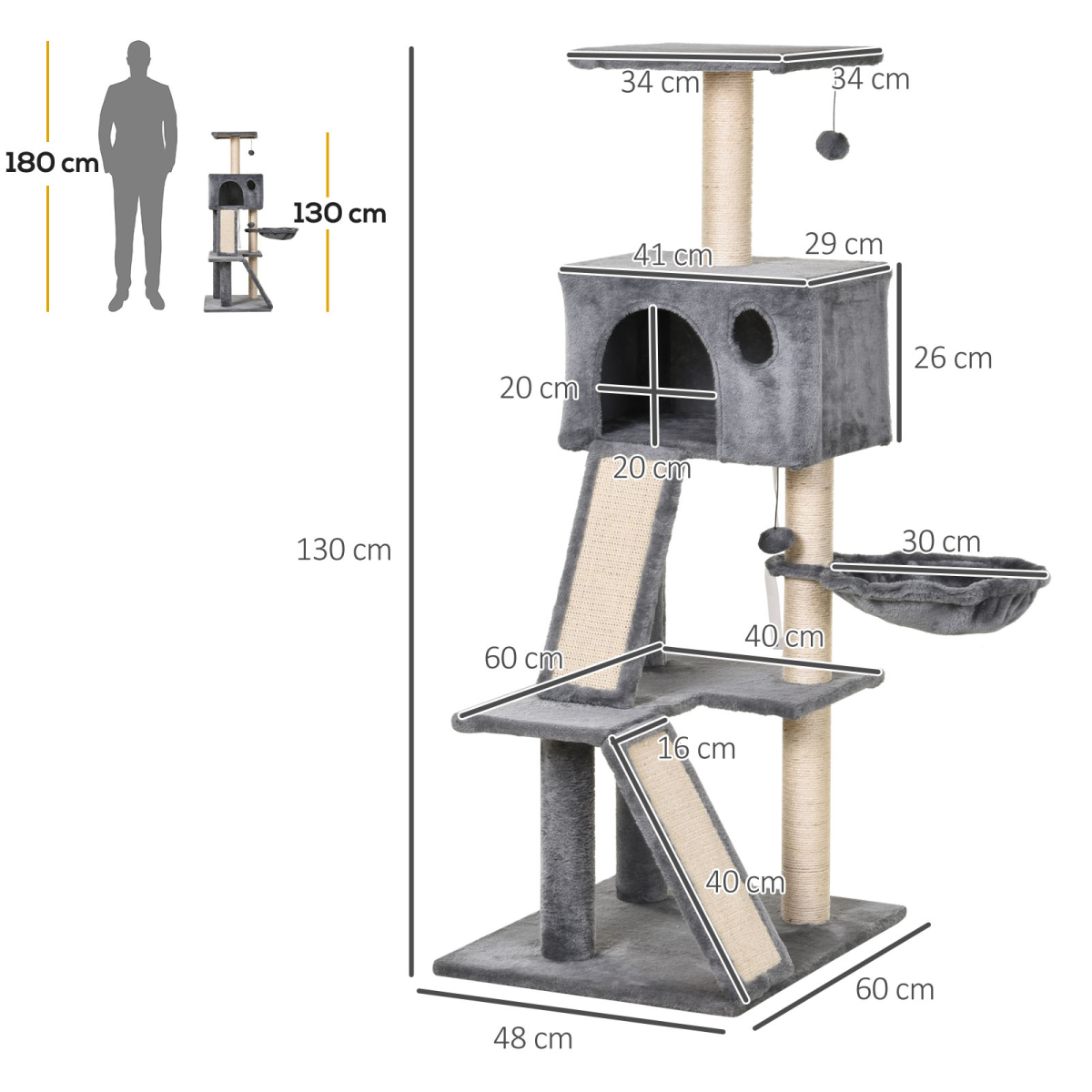 Multi-Tier Luxury Cat Tree Villa