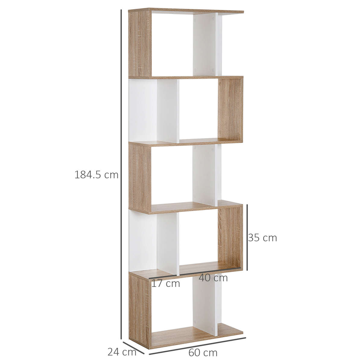 5-tier Display Shelving Storage