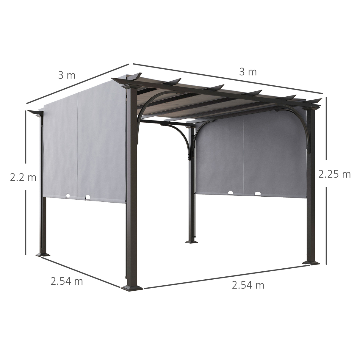 Outdoor Retractable Pergola