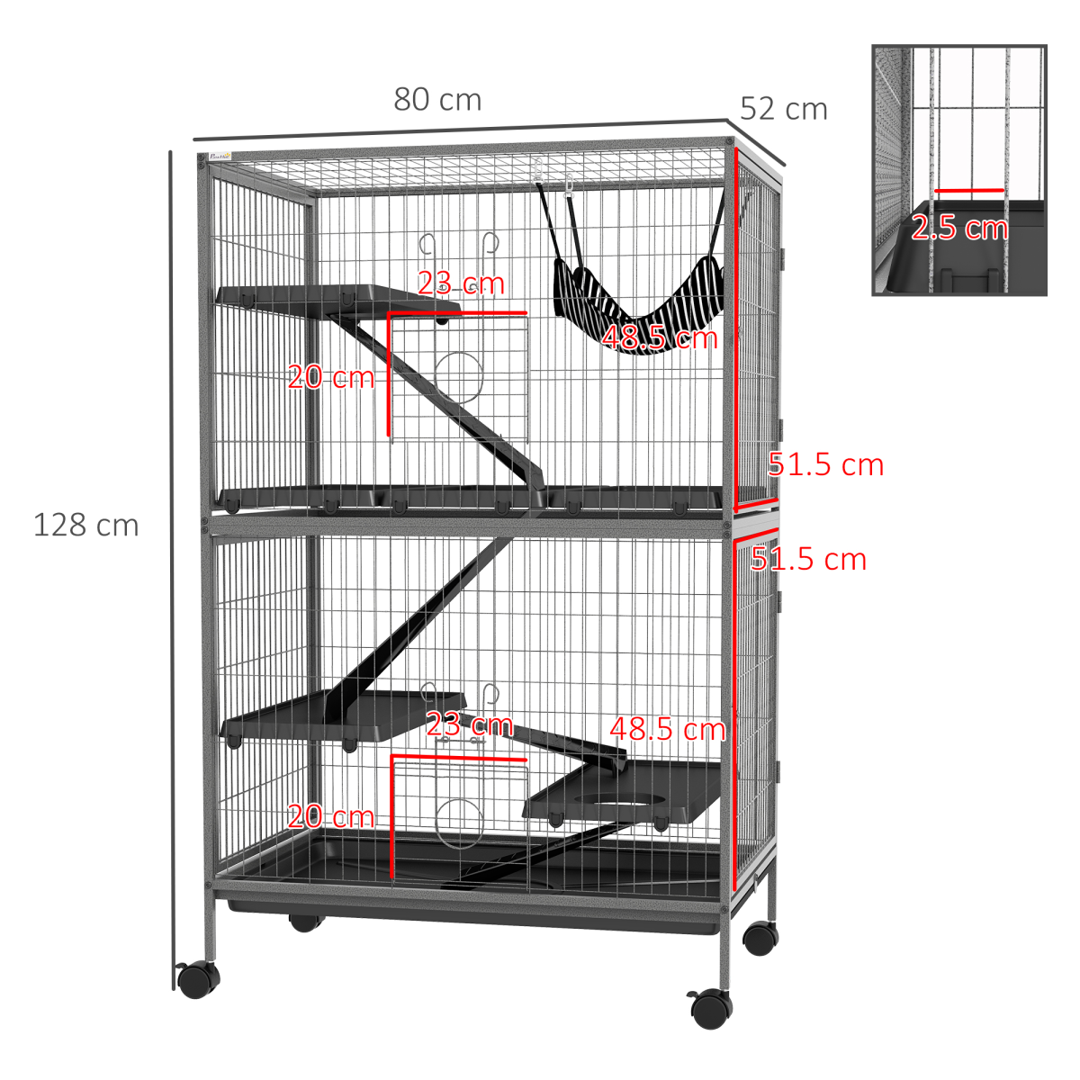 XL Multi-Level Pet Cage