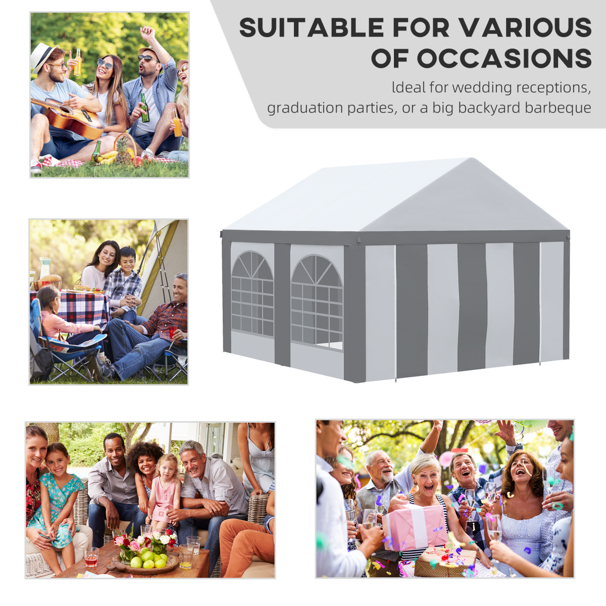 4 x 4m Party Tent Marquee