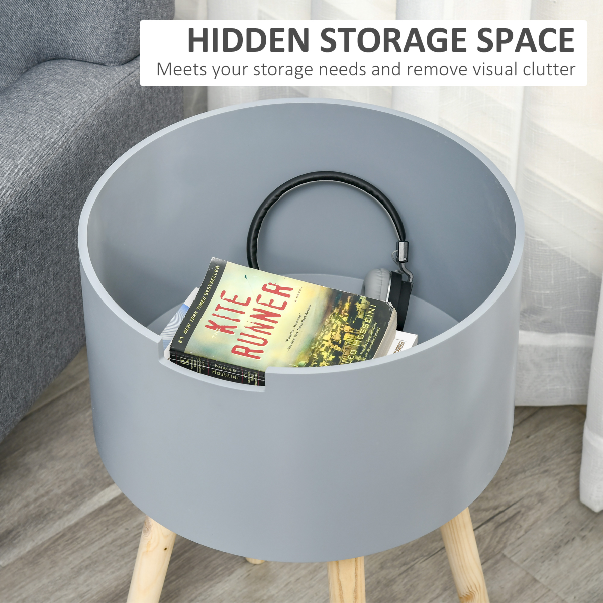 Duo Design Storage Side Table