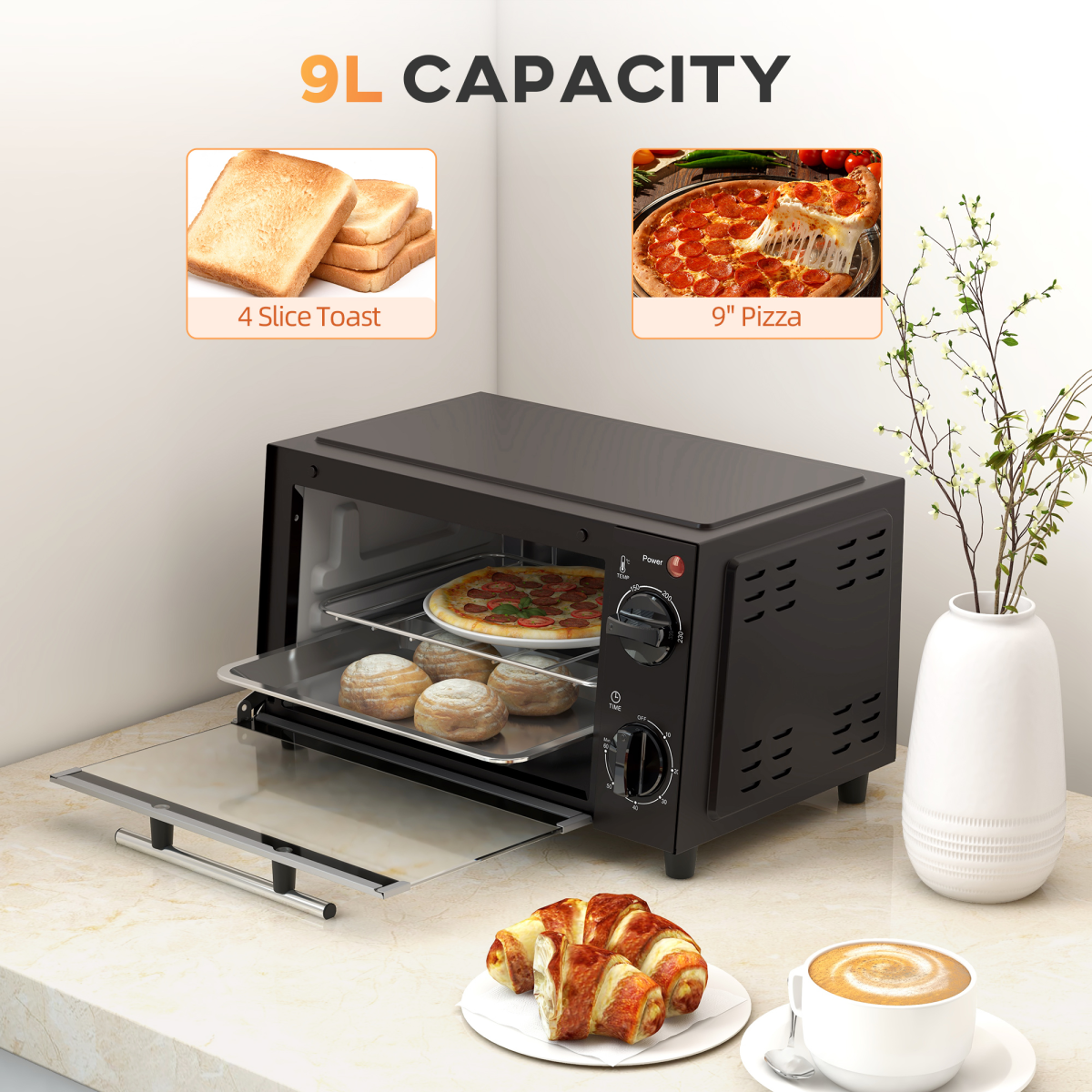 Mini 9L Electric Oven