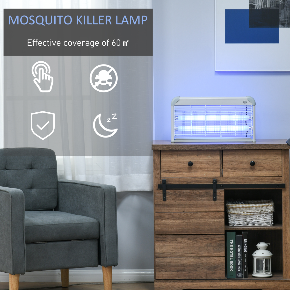 Outsunny Mosquito LED Killer Lamp