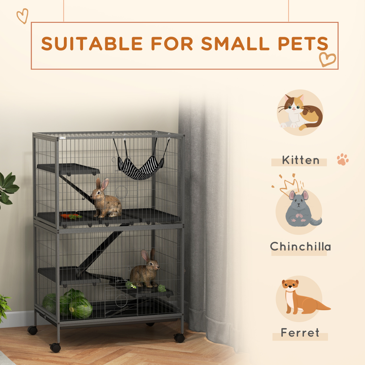 XL Multi-Level Pet Cage