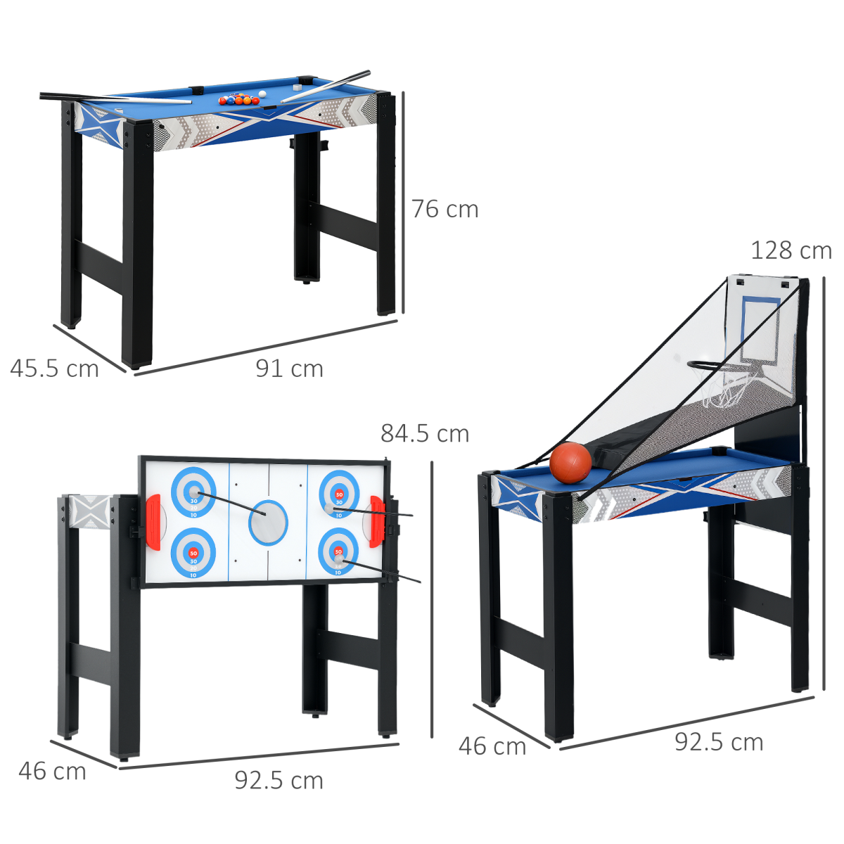 5 in 1 Multi Games Table
