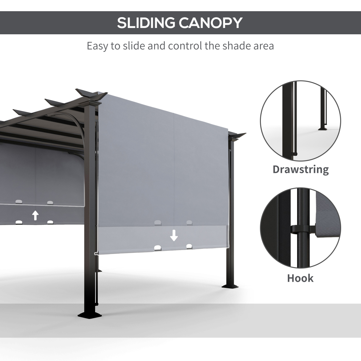 Outdoor Retractable Pergola