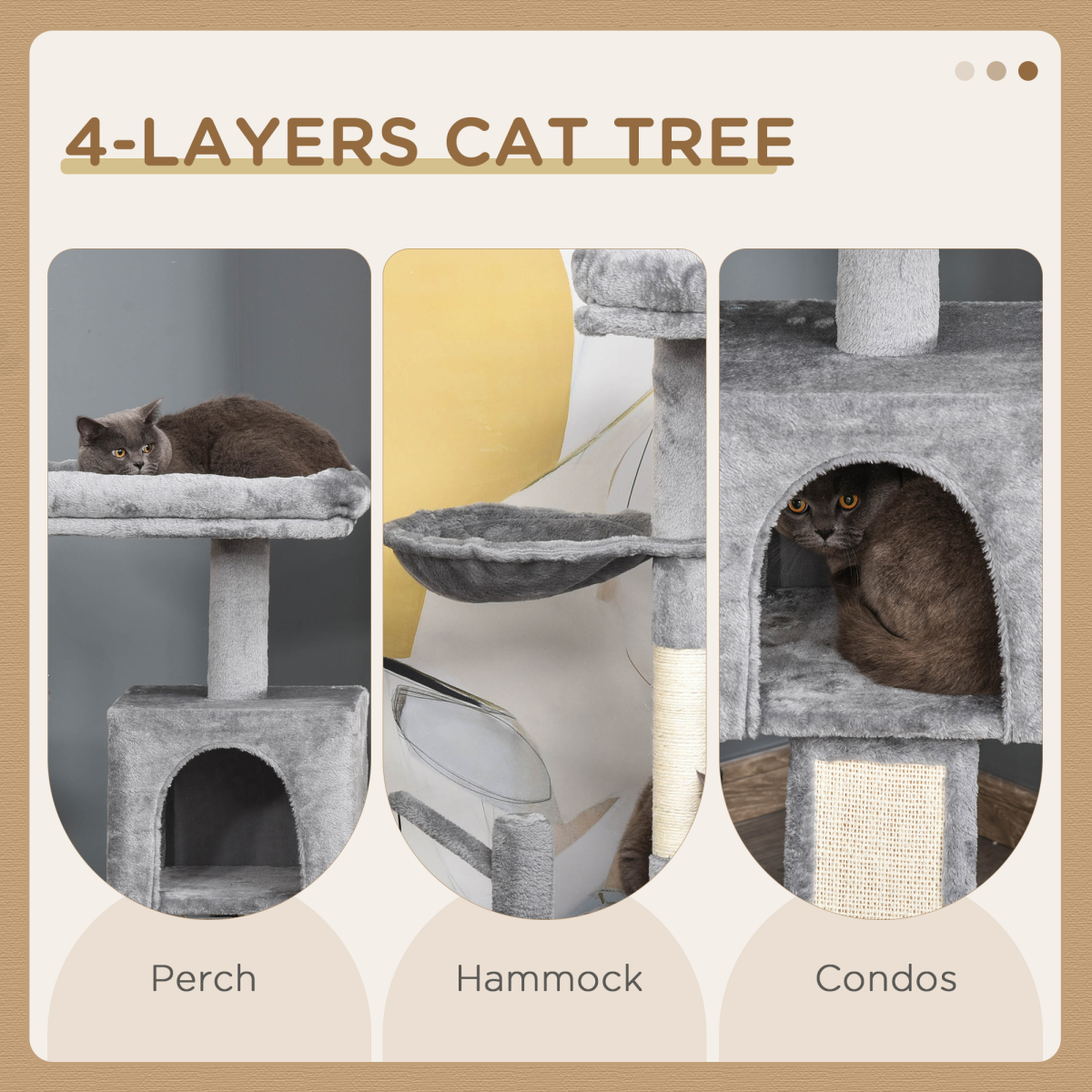 Multi-Level Cat Tree Tower
