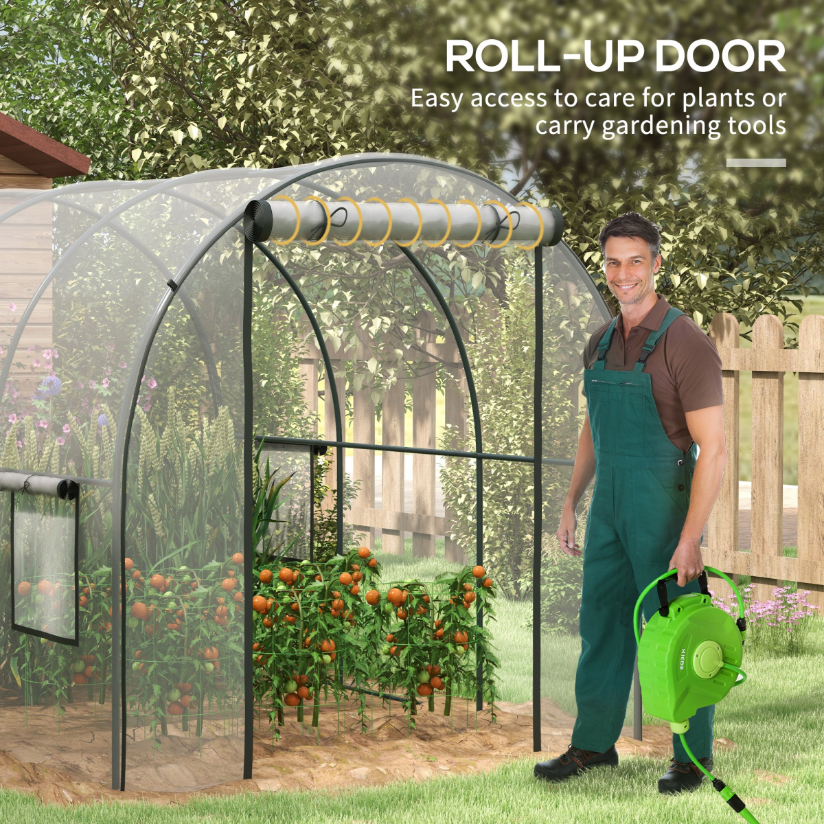 Grow Dome – Clear Tunnel Greenhouse (3m x 2m)