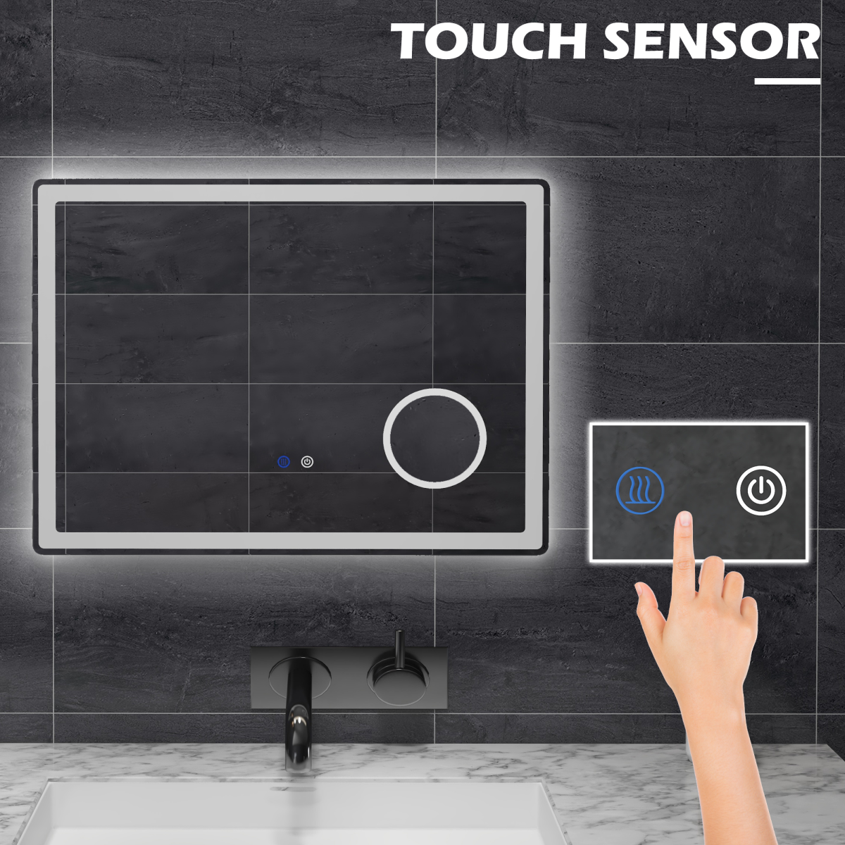 LED Lighted Bathroom Mirror