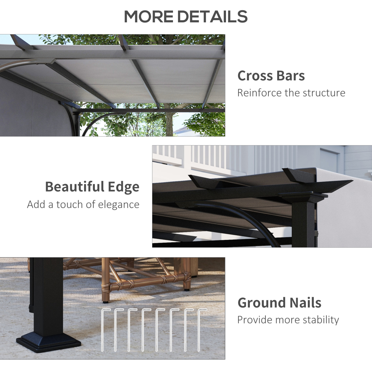 Outdoor Retractable Pergola