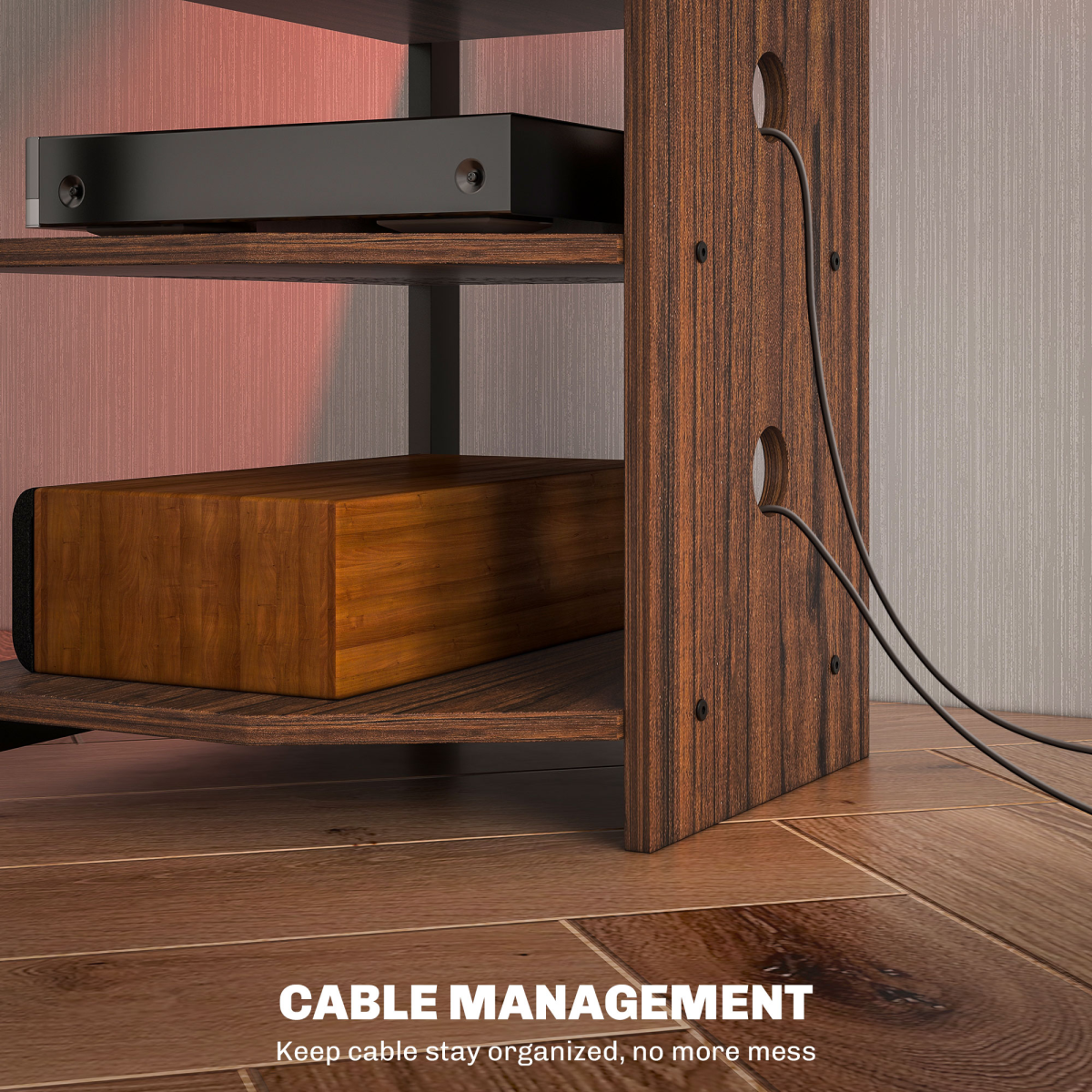 RGB LED Corner TV Unit