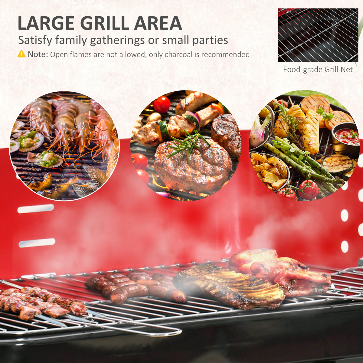 Foldable Charcoal BBQ Grill
