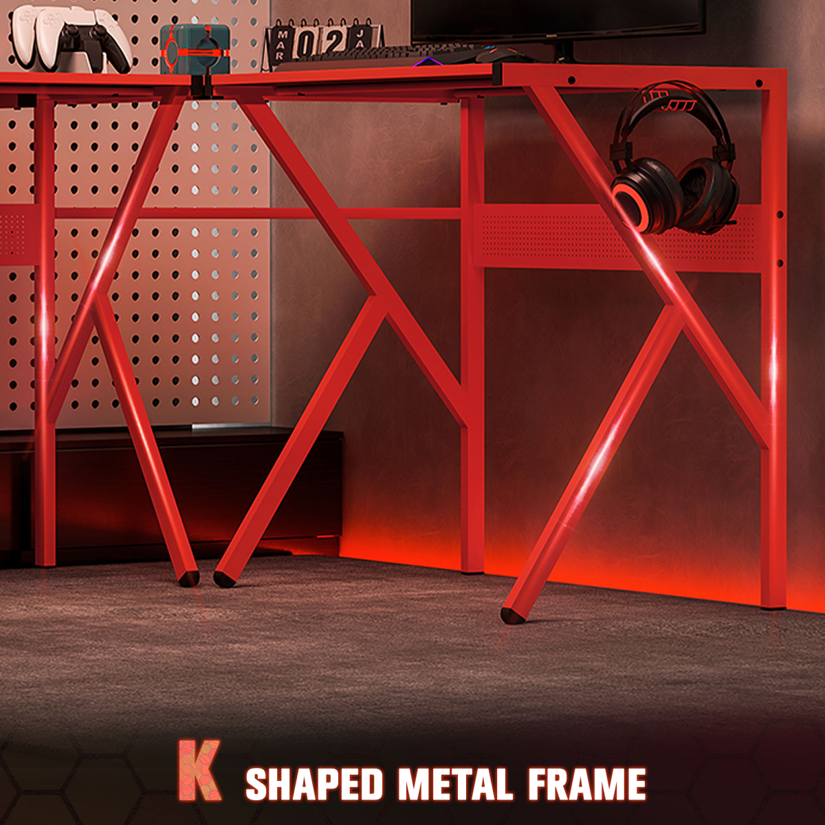 Gaming Desk Workstations Monitor Stand
