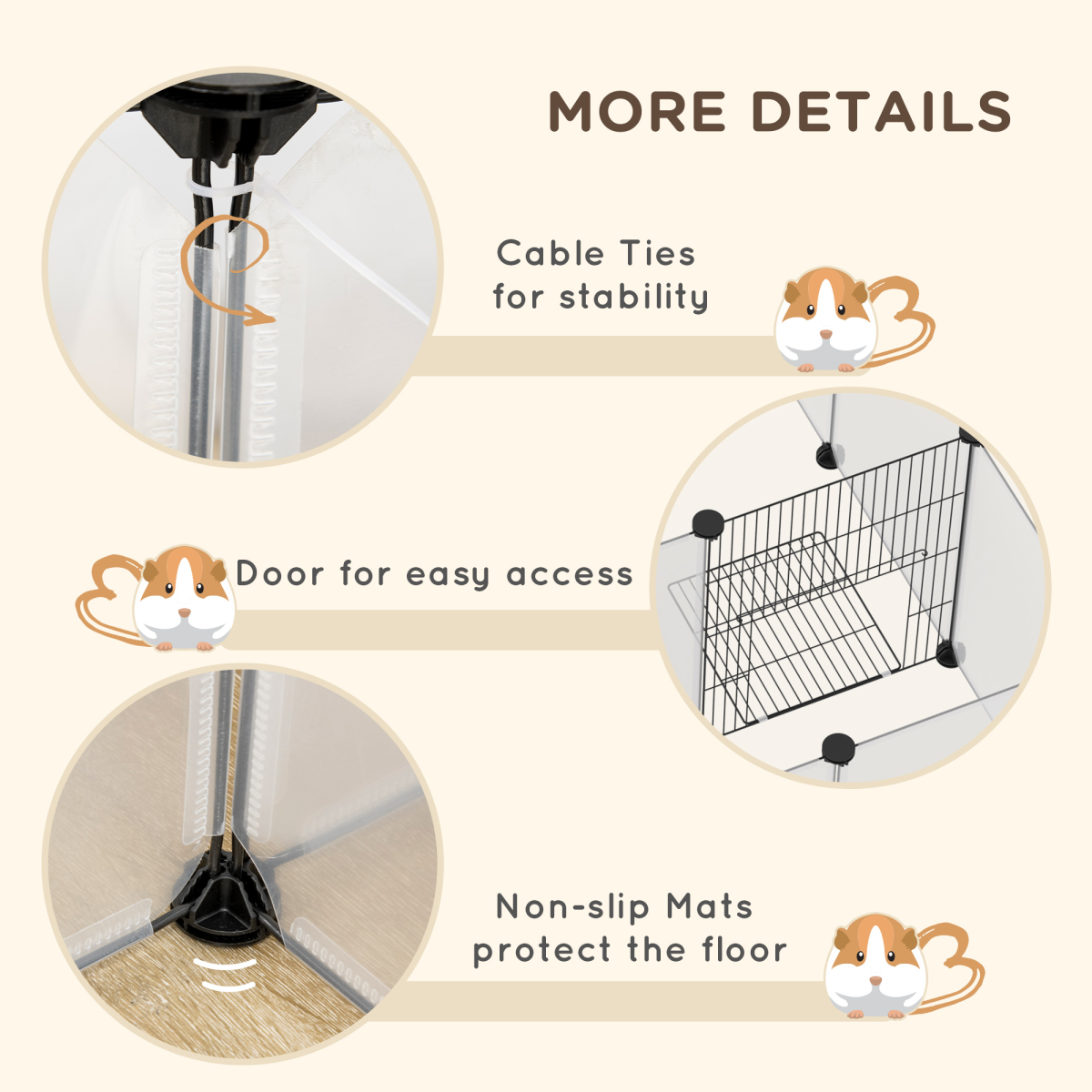 Customisable Small Animal Playpen – Modular DIY Cage