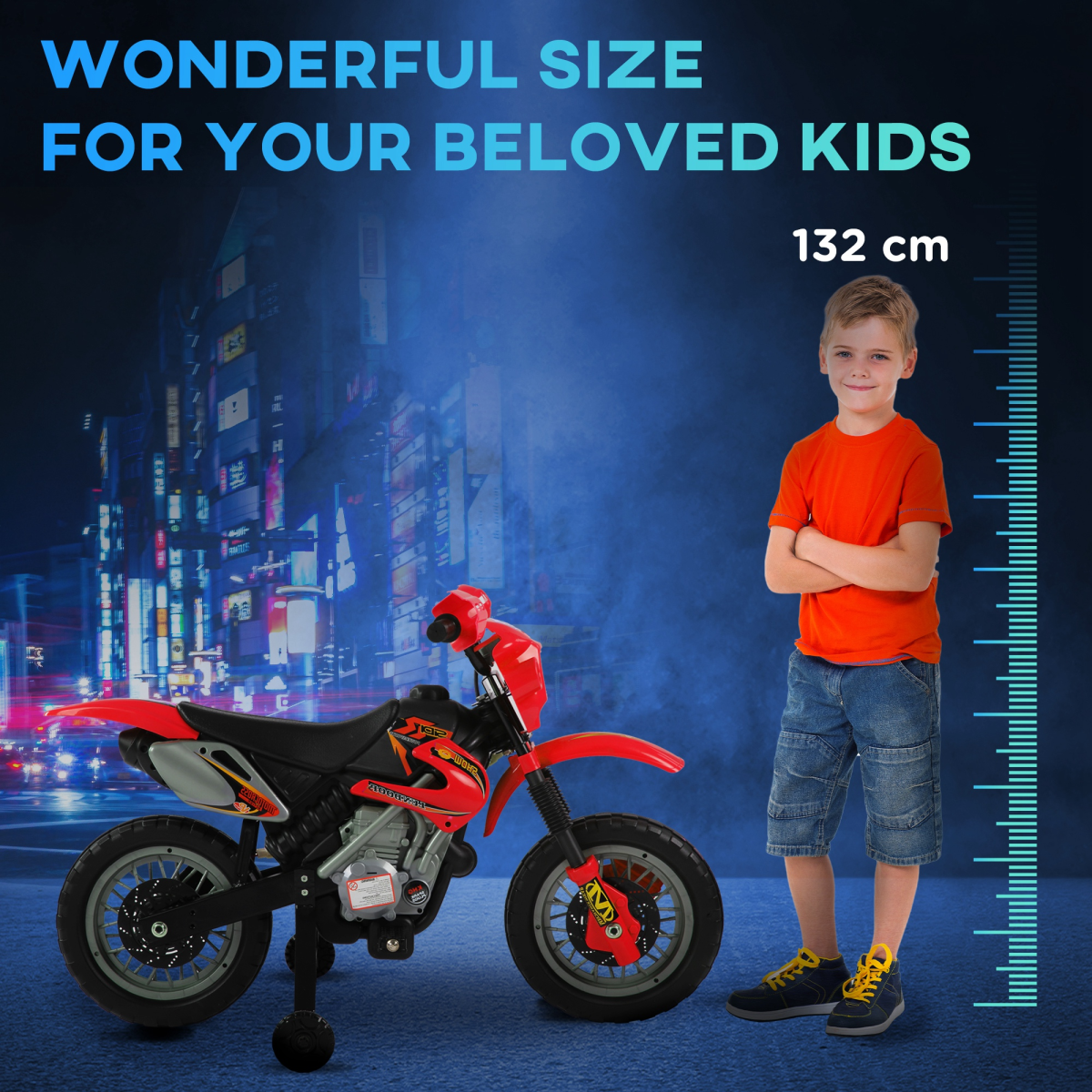 Kids Motocross Ride-On Motorbike