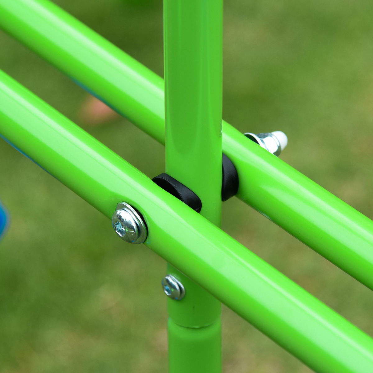 Double Swing Set with Seat Glider