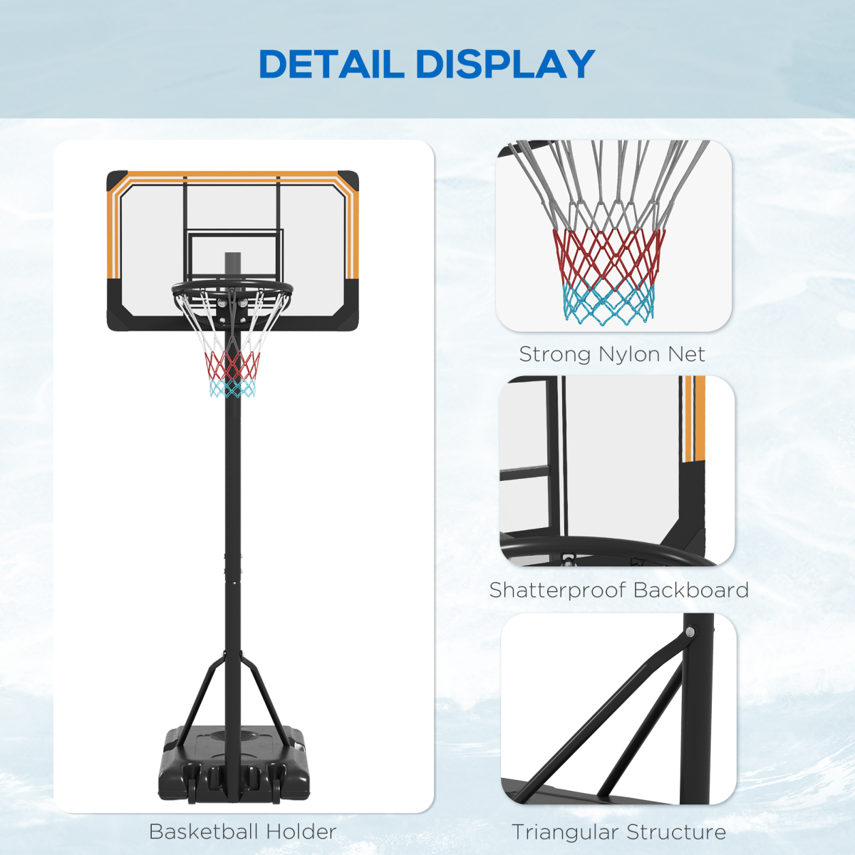 Basketball Backboard Hoop