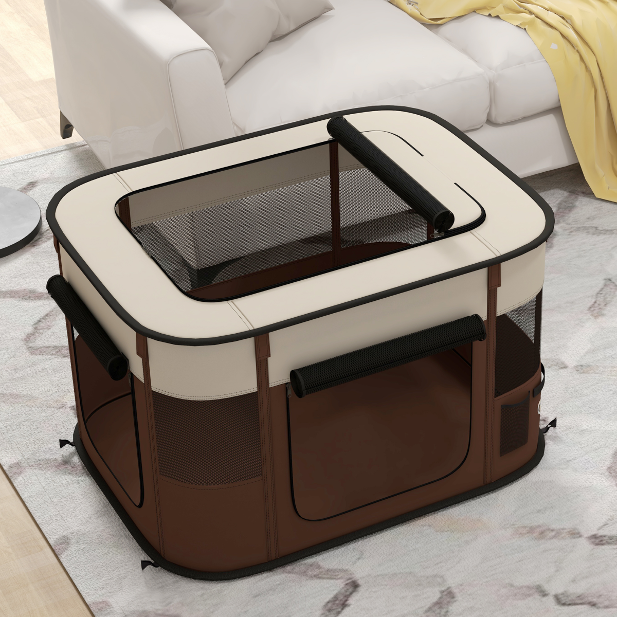 Foldable Pet Playpen Carrier