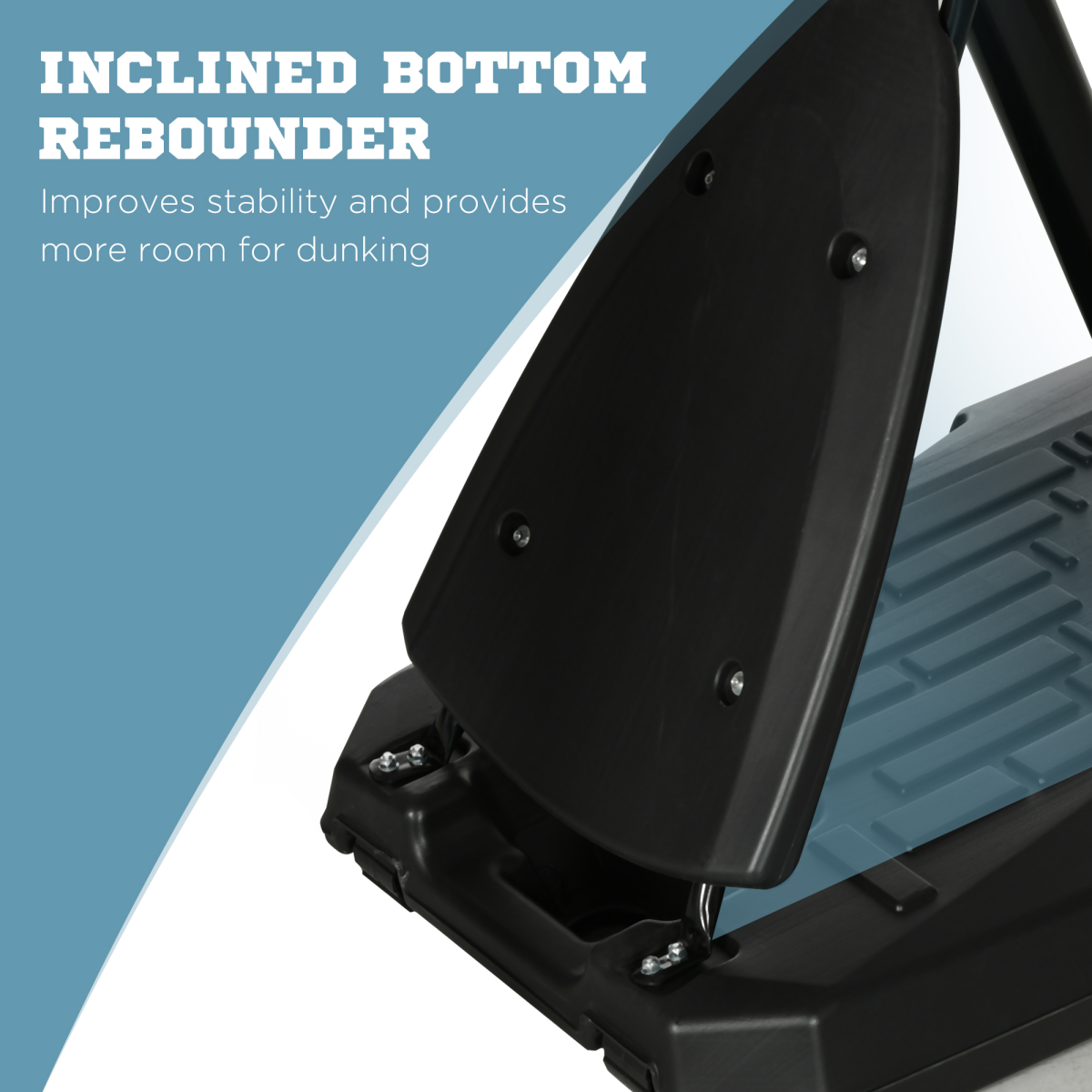 Adjustable Basketball Hoop with Weighted Base