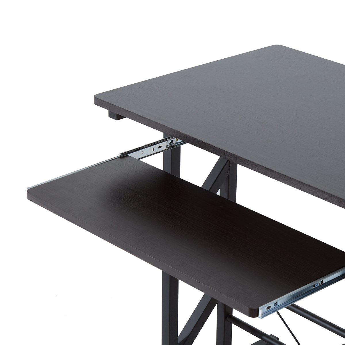 Corner Office Desk with Storage & Pull-Out Keyboard