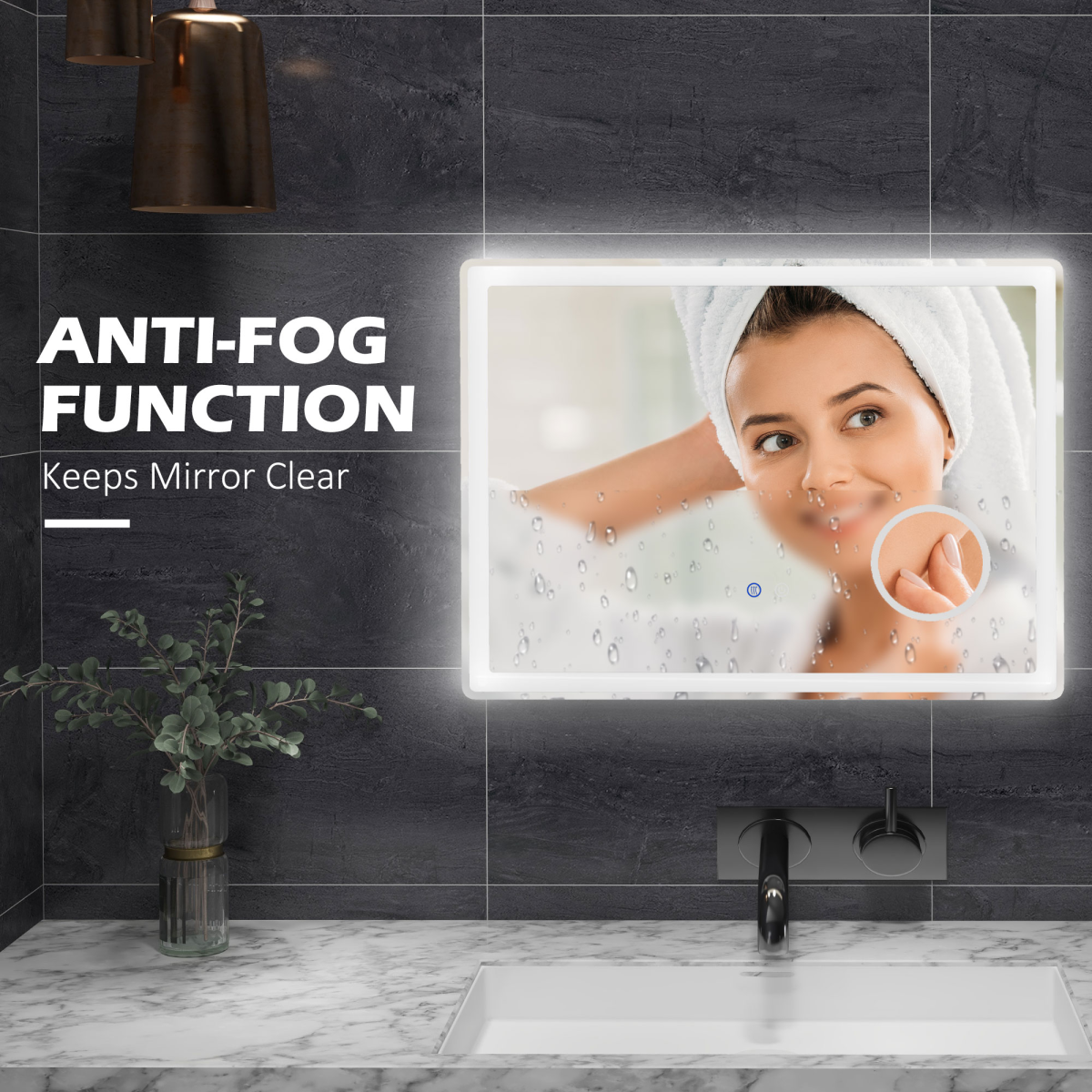 LED Lighted Bathroom Mirror