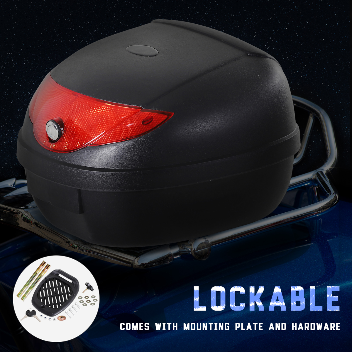 Motorcycle Trunk Tail Box Luggage Case
