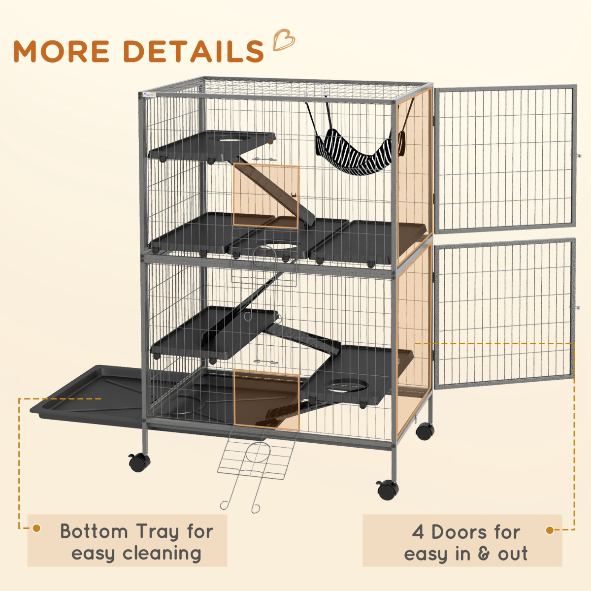 XL Multi-Level Pet Cage