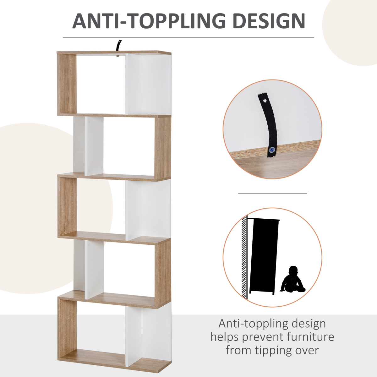 5-tier Display Shelving Storage
