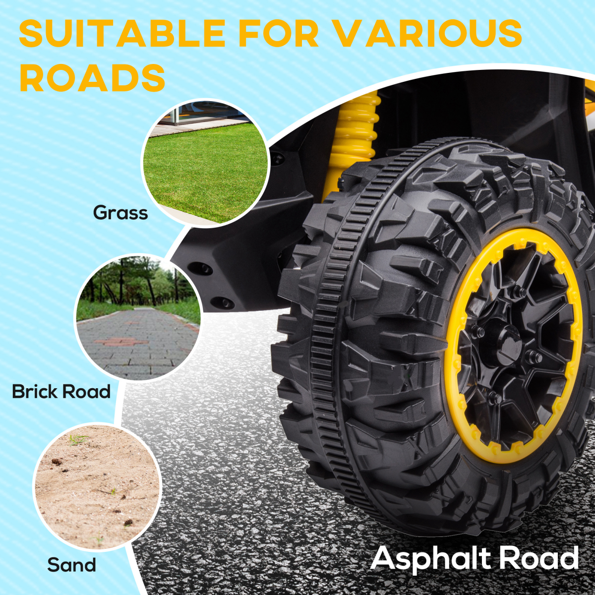 12V Electric Ride-On Quad Bike – Kids' ATV (Ages 3–5)