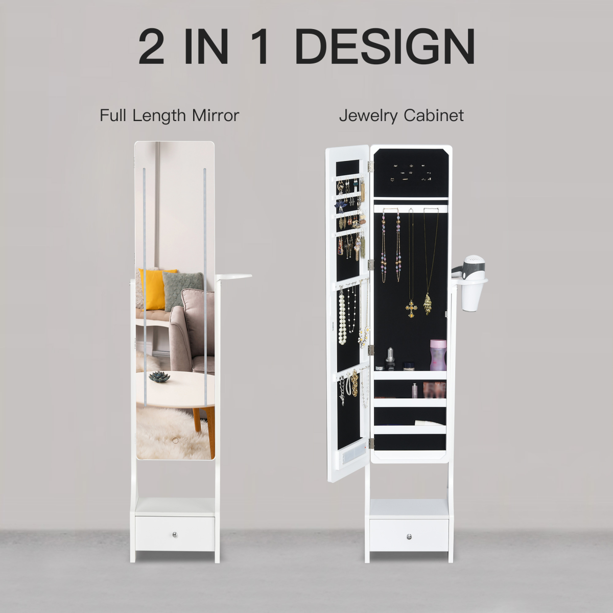 Freestanding Jewelry Storage