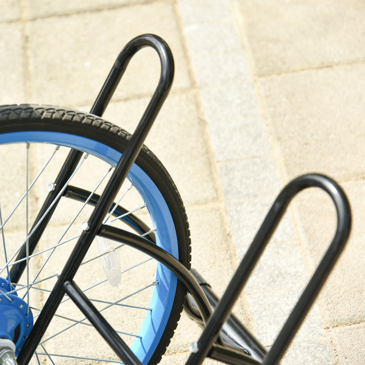 Reversible 2 Bike Holding Rack