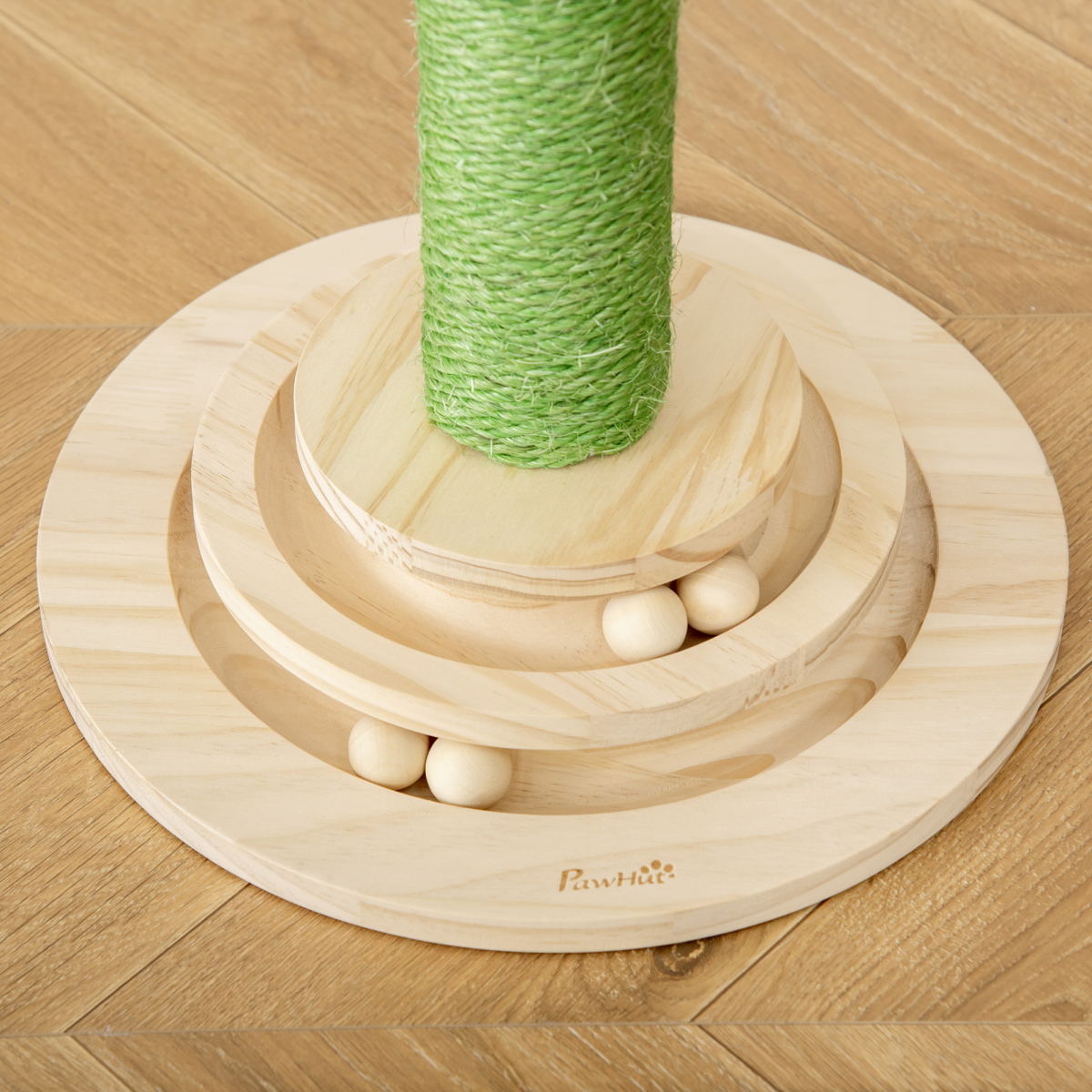 Mini Cactus Cat Tree – Scratcher Tower with Toys (60cm)