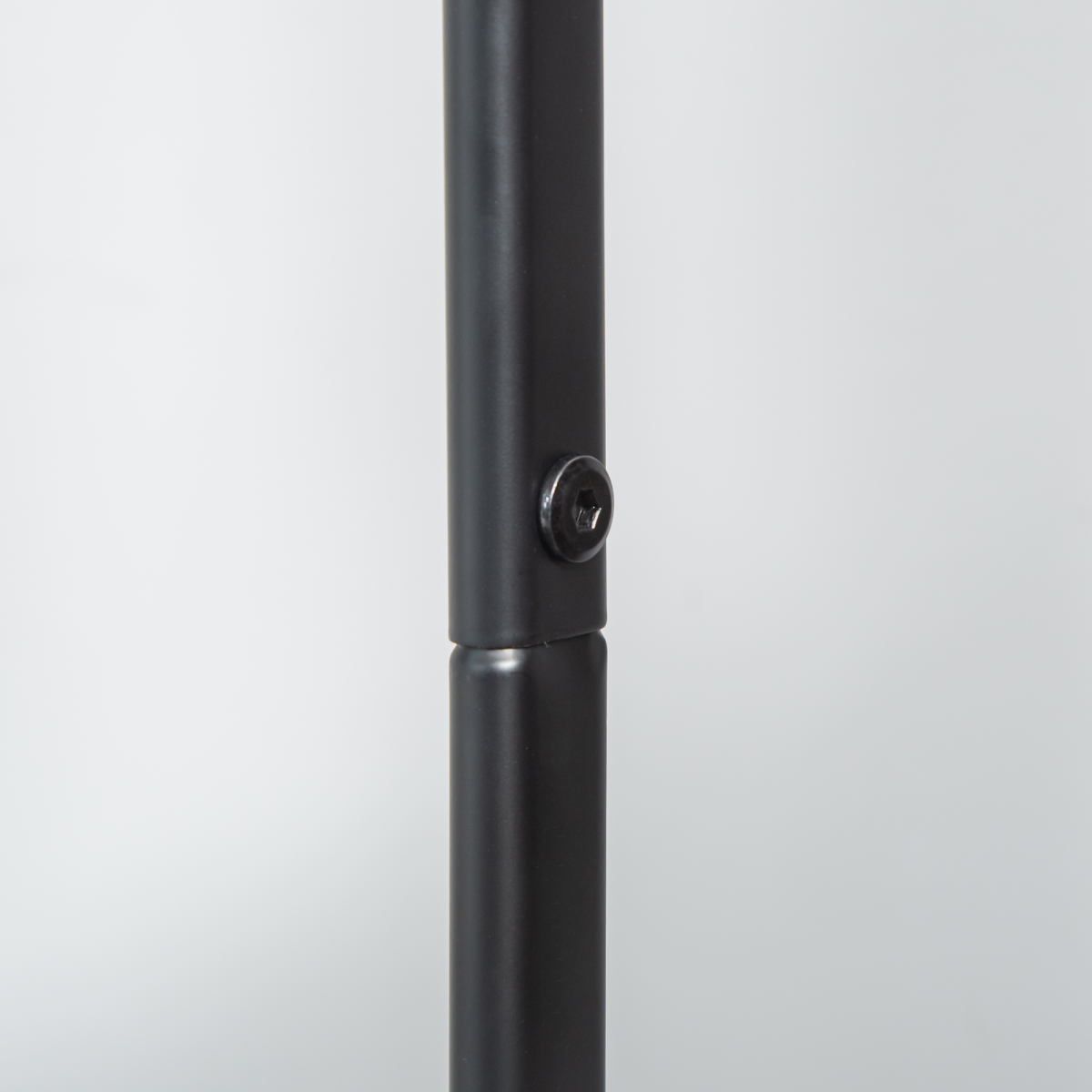 Compact Rolling Clothes Rail with Dual Storage Trays