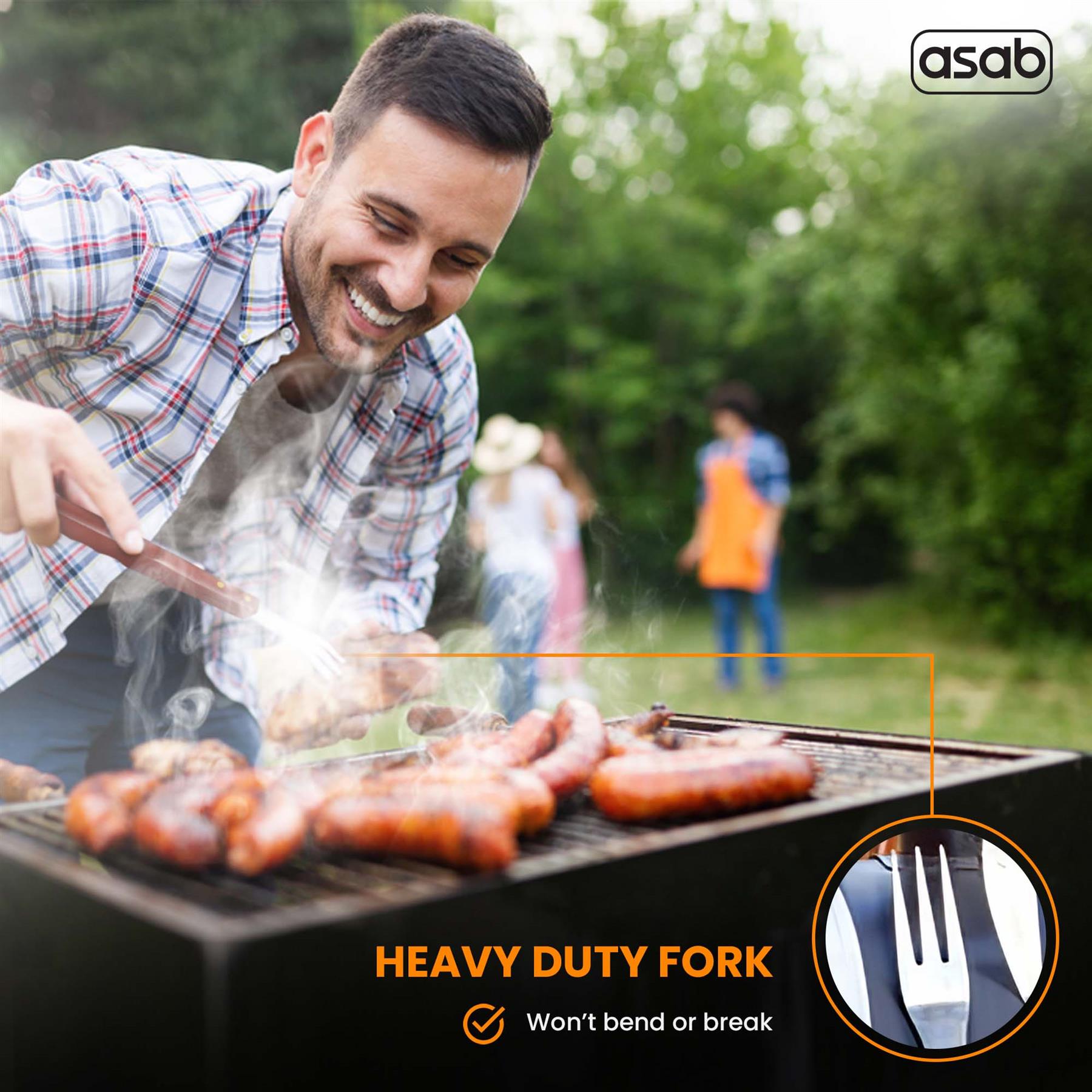 7-Piece BBQ Apron Tool Set