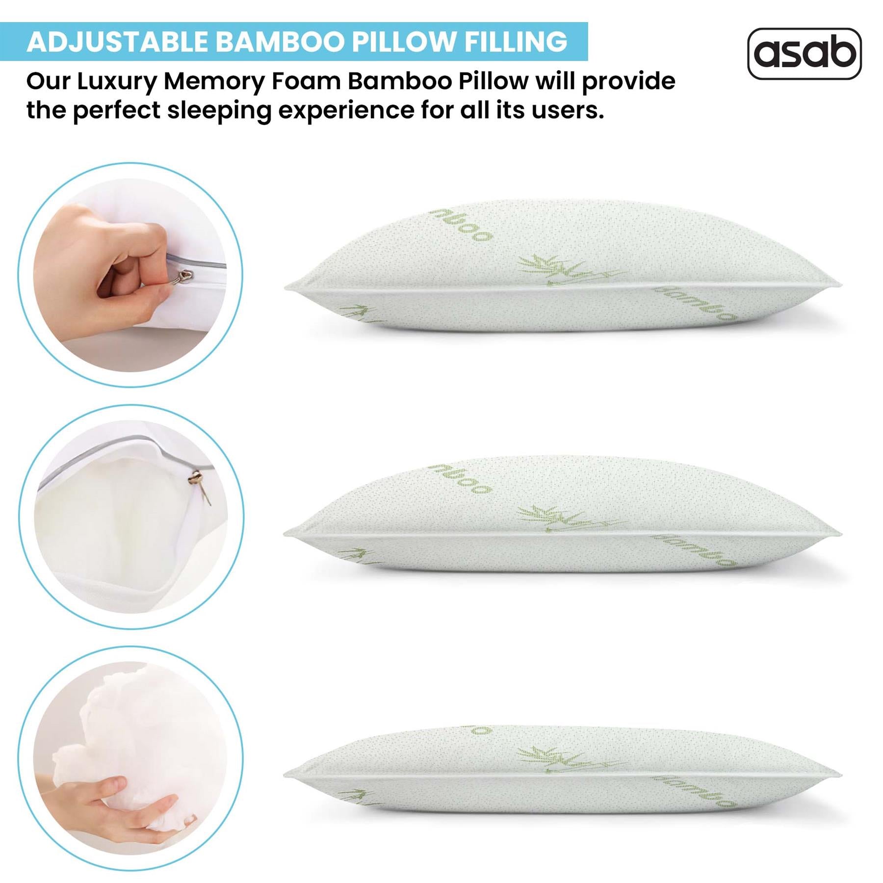 Bamboo Memory Foam Pillow