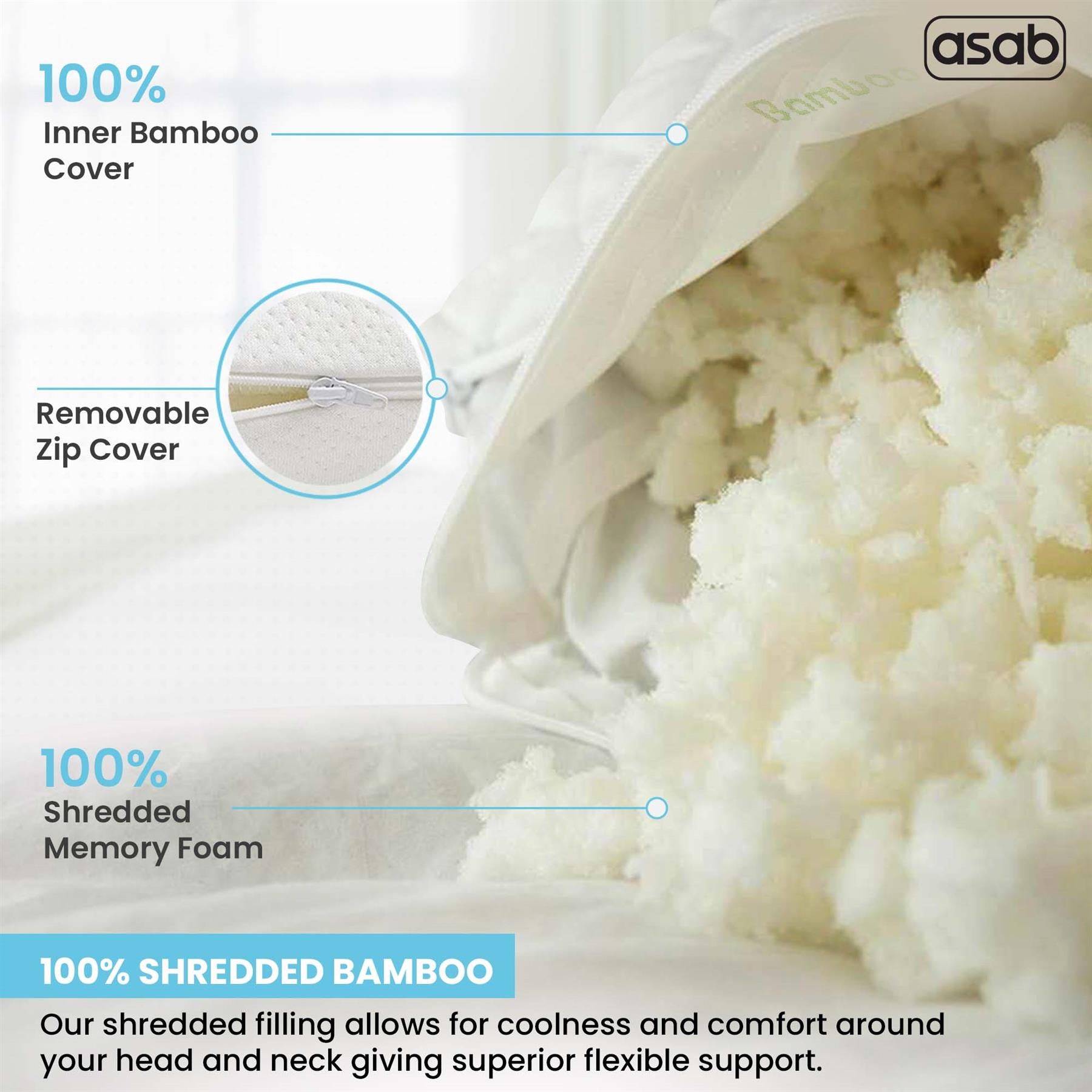 Bamboo Memory Foam Pillow