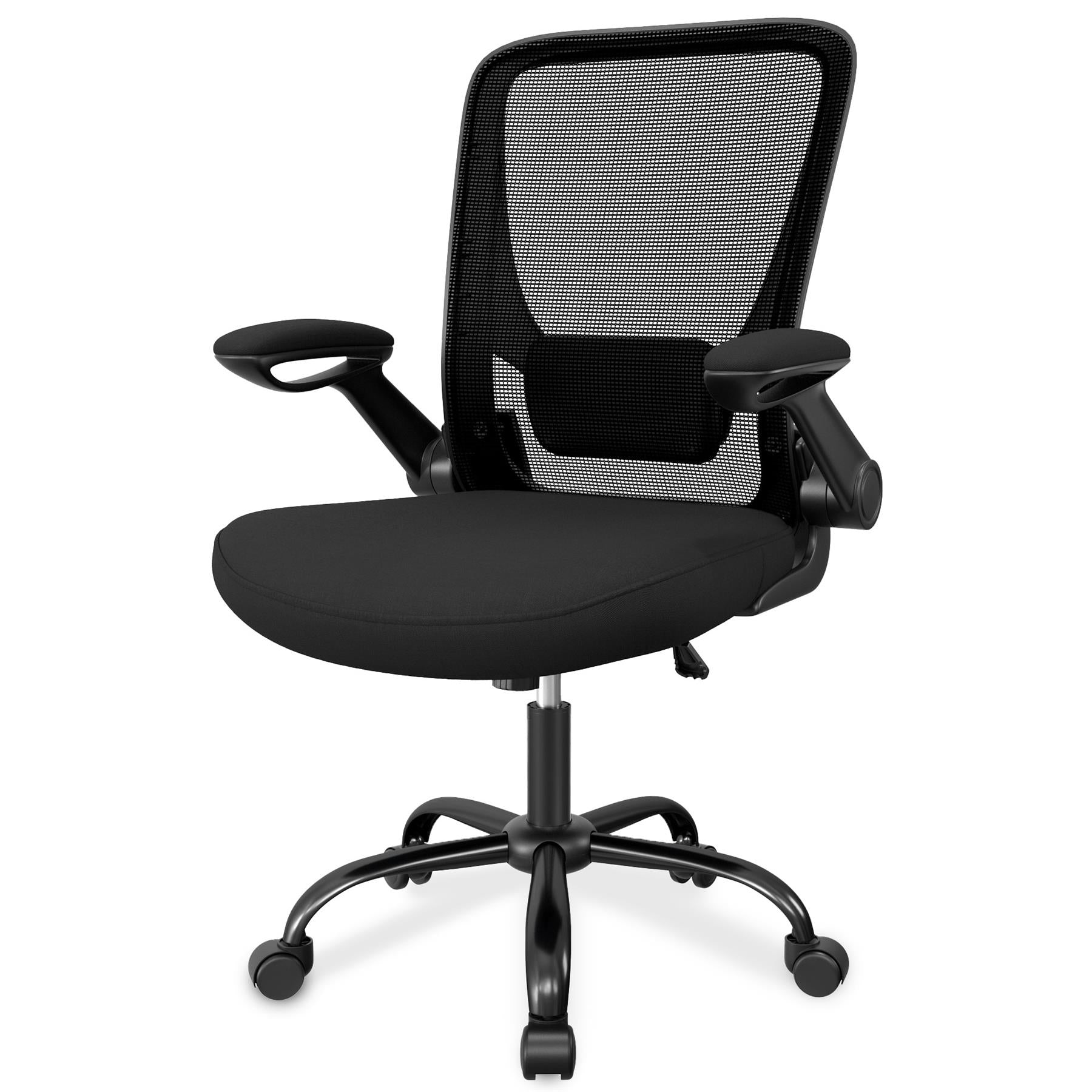 Ergonomic Mesh Office Chair with Flip-Up Arms