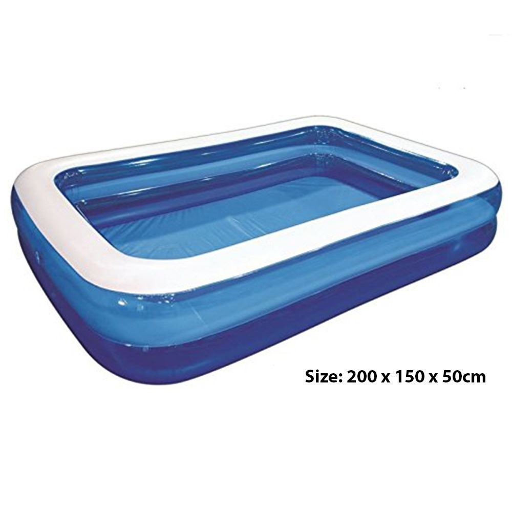 Rectangular Inflatable Pool – Regular & LED Light-Up Options