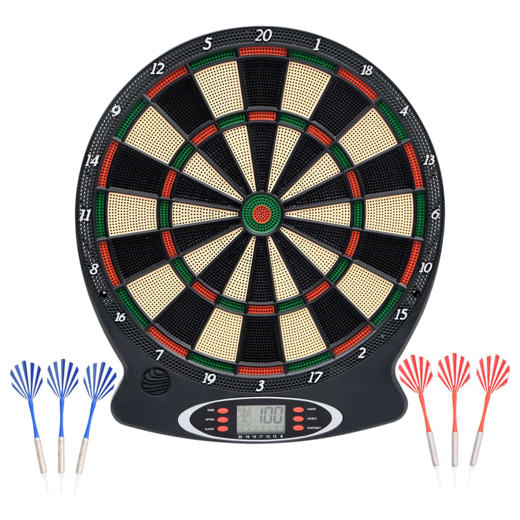 Electronic Dartboard – 18 Games, 159 Options, LCD Display & Auto Scoring