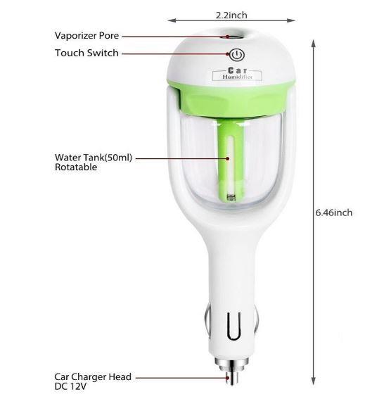 Portable Car Humidifier & Aroma Diffuser