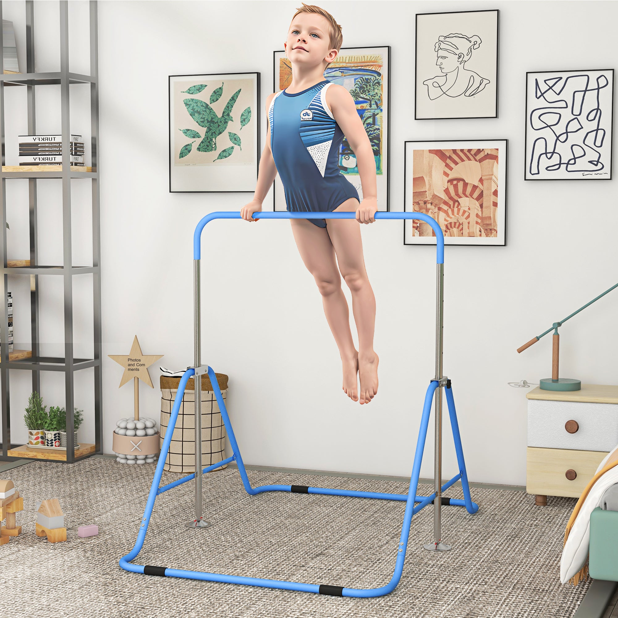 FlexBar Mini – Adjustable Kids Gymnastics Training Bar (Ages 3+)