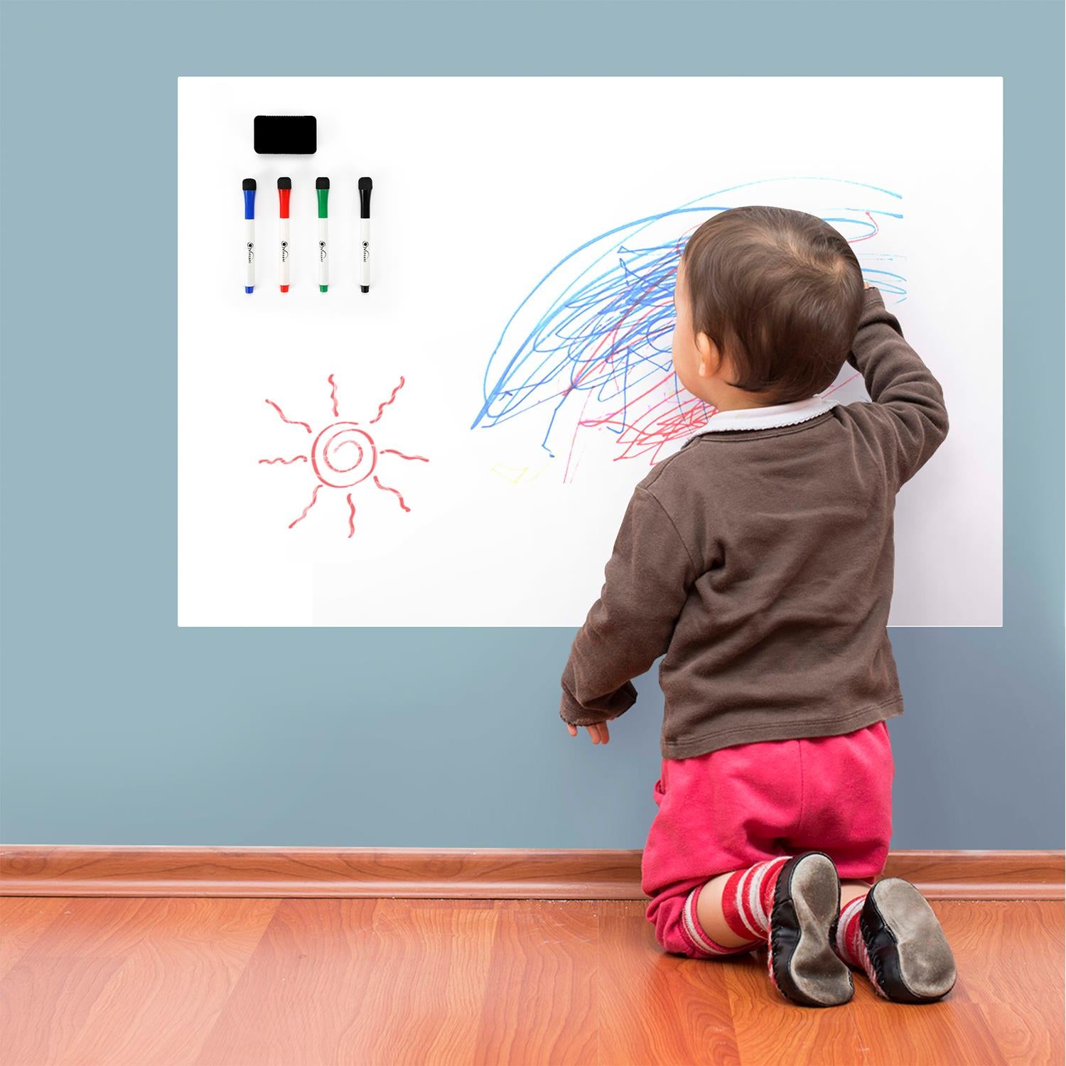 Magnetic Whiteboard Set - 60 X 90cm